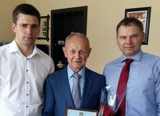 Ігор Гоцул і Євген Баженков вітали найстаршого рекордсмена світу зі спортивної ходьби