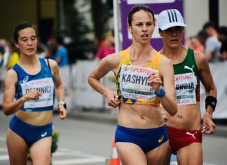 Інна Кашина фінішує п’ятою на другому етапі змагань зі спортивної ходьби у Китаї