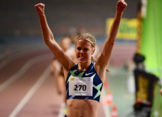 Ходгкінсон переписала світовий юніорський рекорд з бігу на 800м