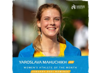 Ярослава Магучіх претендує на звання найкращої легкоатлетки січня в Європі