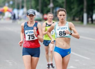 Людмила Оляновська й Назар Коваленко – чемпіони України зі спортивної ходьби на 20 км