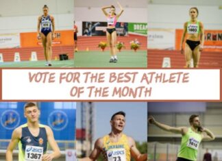 Голосування за найкращих легкоатлетів січня в Україні