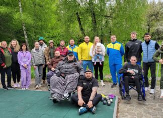 Відкрите тренування зі штовхання ядра для воїнів Збройних Сил України