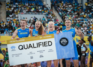 Українська змішана естафетна команда 4х400 метрів виграла олімпійську ліцензію!