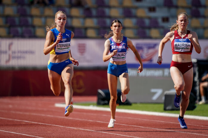 Uliana STEPANIUK 100m Women Round 1 Heat 2/5