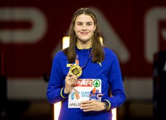 Ярослава Магучіх – триразова чемпіонка Європи у приміщенні!